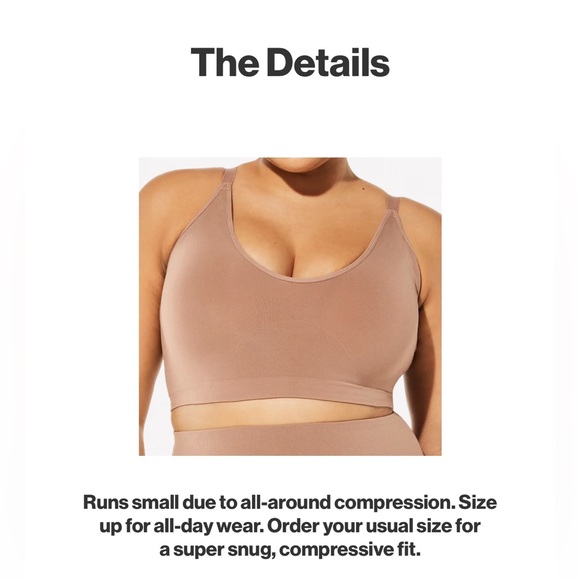 NWT Yitty Nearly Naked Shapewear Plunge Bra in Taupe Size 3X/4X - Picture 10 of 14